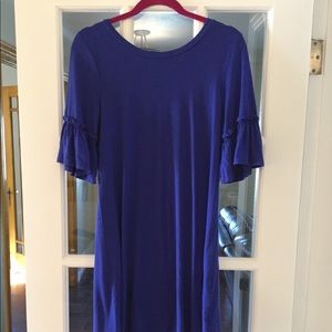 Royal blue stretchy dress
